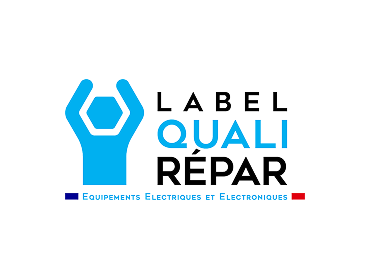 Logo du Label QualiRépar pour les équipements électriques et électroniques